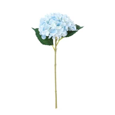 China Wholesale Artificial Rose Short Stem Hydrangeas Silk Flower Wedding Artificial Flowers Hydrangeas Flower For Home Table Decoration for sale