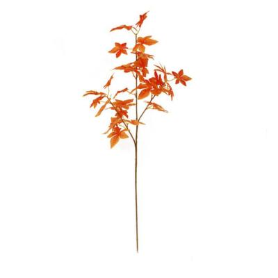 China Wholesale high artificial branch second hand maple leaf plant simulation fake maple leaves for garden decoration for sale