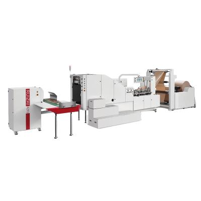 China food & Beverage Factory The Most Popular Fast Food Automatic KFC Mcdonalds Square Bottom Paper Bag Making Aper Bag Making Machine for sale