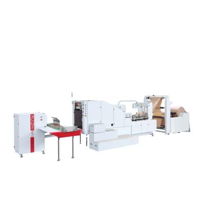 China food & Beverage Factory Wenzhou Square Fruit Bottom Brown Paper Bag Making Machine Price for sale