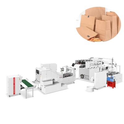 China Garment Shops Square Bottom Paper Bag Machine With Twisted Handles Online for sale