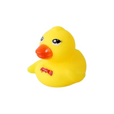 China Duck Toy Sounds Tiny Mini Yellow Rubber Ducks Bath Toy Bath Water Spell Wholesale Bulk Eco-friendly Baby Material for sale