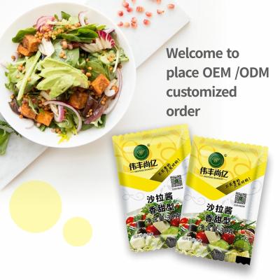 China For Sweet Fruit 30G Salad Dressing In Whole Sachet And OEM Mayonnaise Sale Sachet for sale