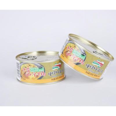 China 250g curry sirloin beef canned food factory meat products sales 03.01.CA02003 for sale