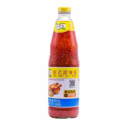 China OEM Chicken Spicy Sauce 800g Glass Bottle Sweet And Spicy Thai Sweet Chili Sauce for sale