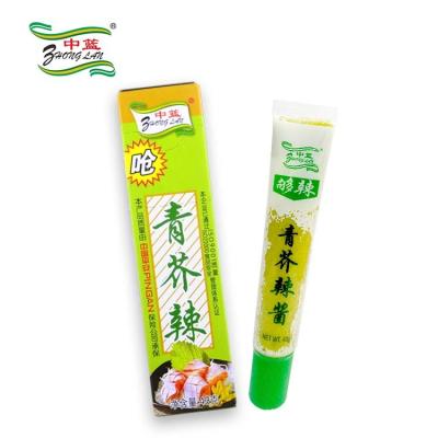 China Wasabi Compound Factory Wholesale Spicy 43g Wasabi Sauce Paste Sushi Ingredients for sale