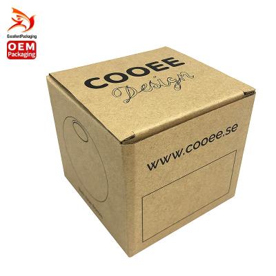 China Recyclable cardboard electronics packaging boxes cajas kraft paper corrugated box for sale