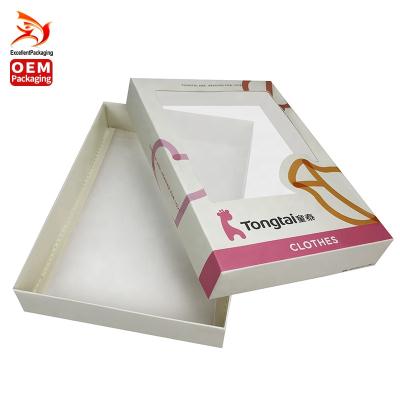 China Recyclable Shoes And Apparel Wholesale Foldable Corrugated Paper Box Printing Retail Packaging for sale