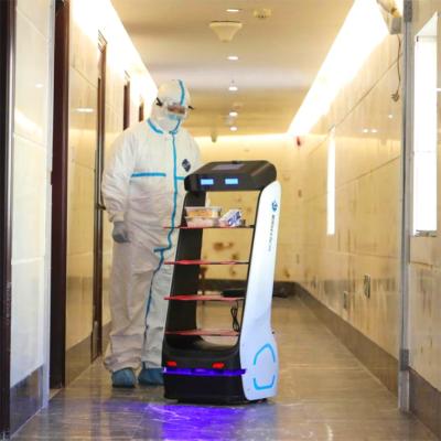 China Hotels Keenon Equipment Delivery Robot Catering Robots For Hospital Hotel / Smart Restaurant for sale