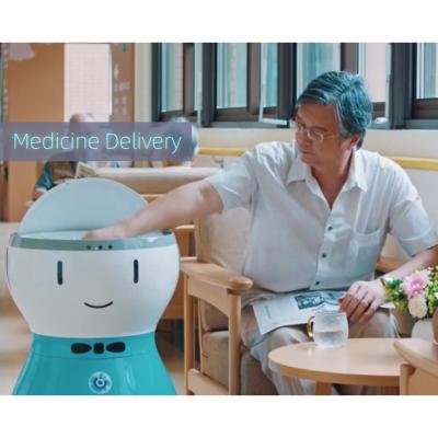 China Hotels Keenon Medicine Delivery Restaurant Food Serving Smart Robot Home Nursing Home for sale