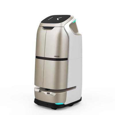 China Keenon Hotels Serving Intelligent Humanoid Service Welcome Robot Delivery Catering Supplies for sale