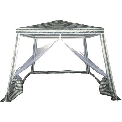 China Wholesale Outdoor PE+ NETING WALL Factory Metal Fabrication Tent Gazebo for sale