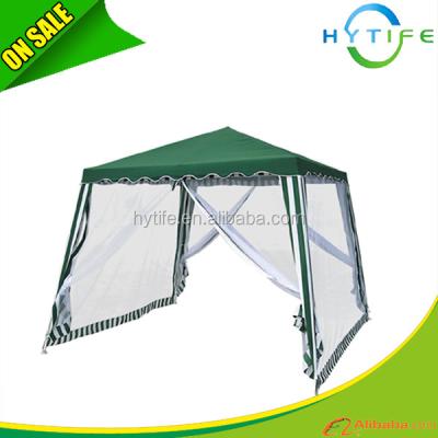 China Enclosed POLYESTER 2.4x2.4m mesh gazebos for sale