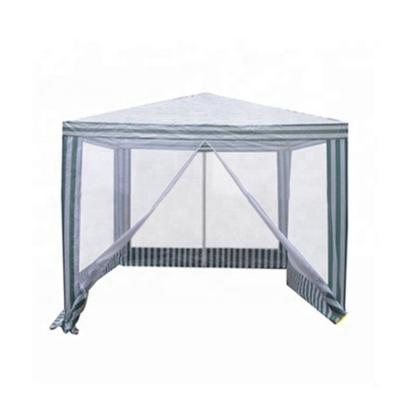 China PE China factory wholesale custom 3x3m gazebo with mosquito net for sale