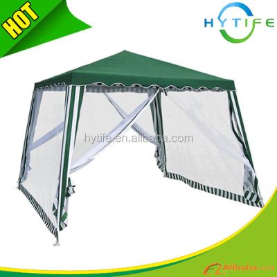 China POLYESTER 2.4x2.4m Octagonal Polyester Mesh Gazebo, Party Tent, Pavilion for sale