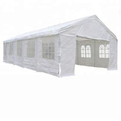 China 5x10m metal parking tent steel side wall for sale