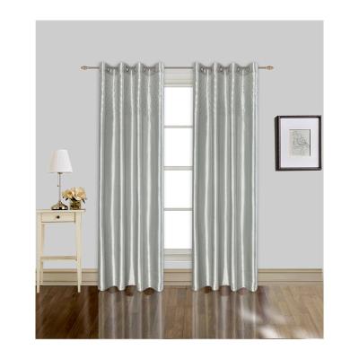 China 2021 NEW Design Blackout 100% Polyester Silver Glitter Curtains For Living Room for sale