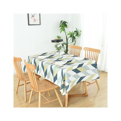 China Newest Waterproof Designs Further Class Printed Table Cloth Cover For Living Room for sale