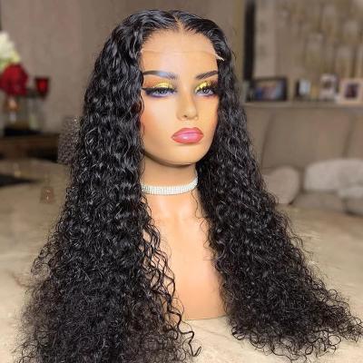 China Brazilian Hair Glueless Lace Wigs Curly Hair Wigs 13x4 HD Human Hair Cuticle Curly Natural Frontal Virgin Lace Wigs With Baby Hair for sale