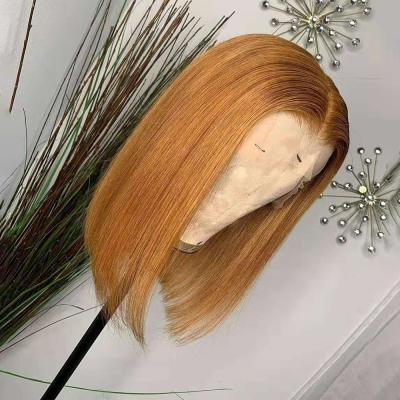 China Brazilian Virgin Hair Bob Wig 13x4 Lace Front Wigs Short Bob Human Hair Wigs PrePlucked 4x4 Lace Front Wig Straight Closure Wig With Baby Hair for sale