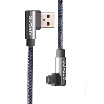 China Newest Camera Model Right Angle Reversible USB Cable Double Sided Micro USB Type C USB Cable 3m 10ft Cable for sale