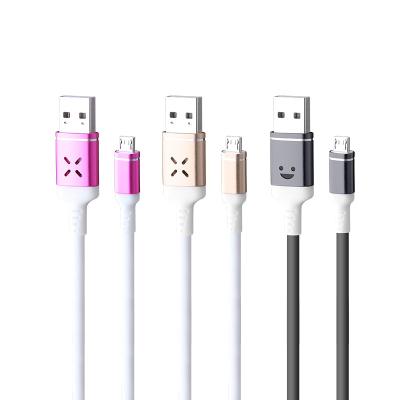 China Mobile Phone APPACS OEM ODM Voice Parameters Cable 2.4A Charging LED Fast Charging Light Power Cord For iPhone for sale