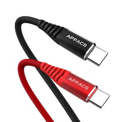 China New Design Mobile Phone APPACS Nylon Braided Micro Charging USB Cable, Type-C Cable Charger Data Sync Phone 6 7 8 X XS for sale