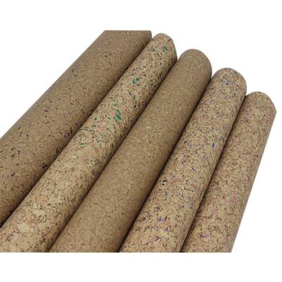 China Natural Cork Abrasion-Resistant Fabric Thin Leather For Making Corks Shoes Sandal Notebook Bags for sale