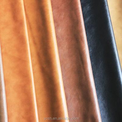 China Abrasion-Resistant Nappa PU Saffiano Cowhide PU Split Leather PVC Leather For Sofa for sale