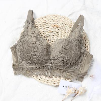 China Latest Apparel 36 Ladies Wonder Lace Soft Fancy Bra Ladies Feminine Elegant Push Up QUICK DRY New for sale