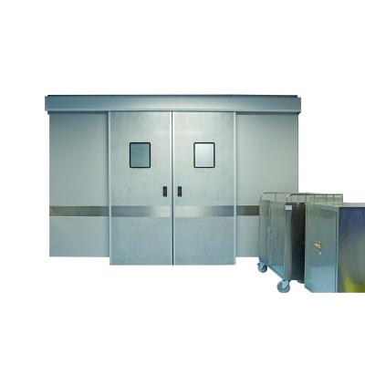 China Modern Double Air Tight Door Hospital Operating Room Sliding Door Automatic Customizable Door for sale