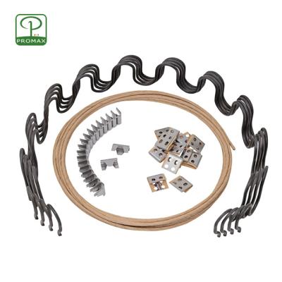 China Corrugated Sofa Set Materials Metal Zigzag Spring Clip And Paper Fitting Fixing Wire Set for sale