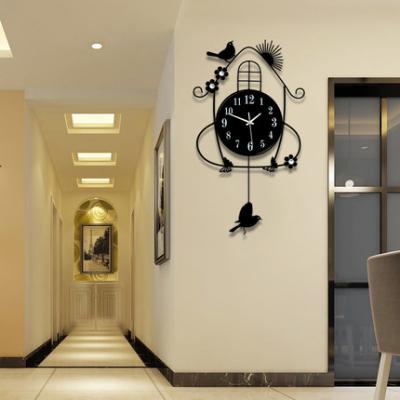 China Europe ODM Modern Metal Cuckoo/ODM Wall Clock For Living Room Decorative Wall Clock Reloj De Peeled for sale