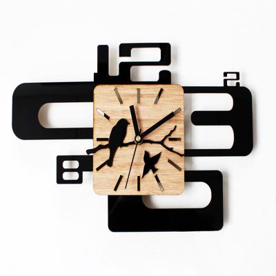 China Europe ODM Art Modern Creativity Wall Clock Acrylic Acid Decorative Reloj De / ODM Wall Clock Peeled for sale