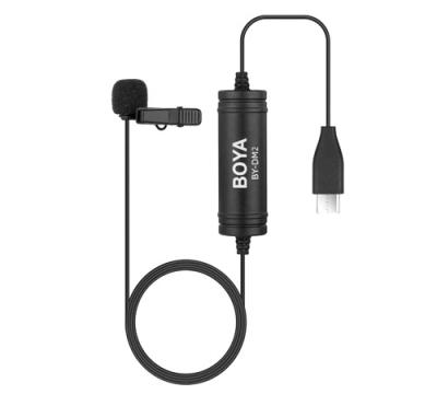 China Lavalier Microphone BY-DM2 USB Type-c Lavalier MIC for Android Smartphone and Tablets for sale