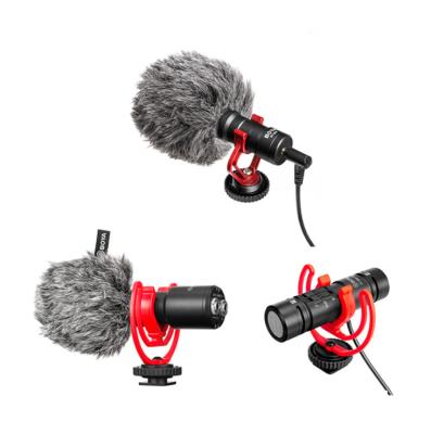 China Gun Shooting PRO Electret Lightweight Plug and Play Condenser Microphone Design MIC BOYA BY-MM1 BY-MM1 Handheld with Shock Mount for Vlog Video for sale