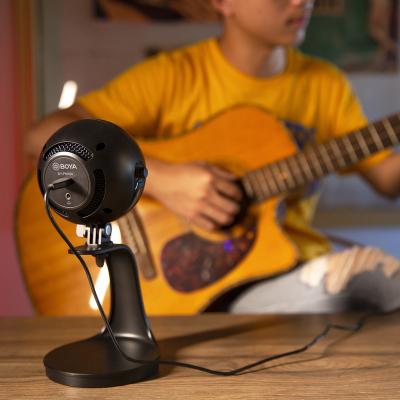 China BOYA BY-PM300 USB Microphone Condenser Conference Handheld Desktop Vocal Microphone with Monitoring for Studio Podcast Streaming Radio YouTube for sale