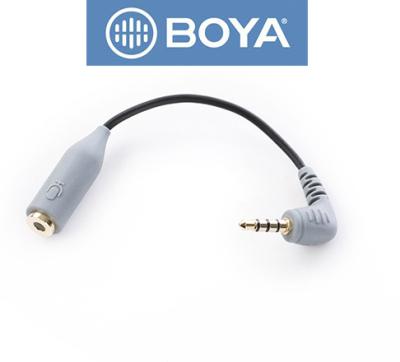 China BOYA BY-CIP2 3.5mm TRS to BY-CIP2 TRRS Adapter Cable for sale