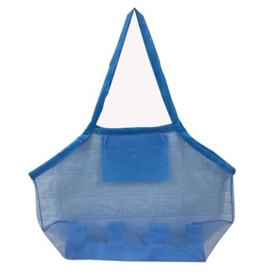 China Net Viable Oxford Mesh Net Bag Storage Toy Shell Bag Tote Mesh Beach Storage Bag for sale