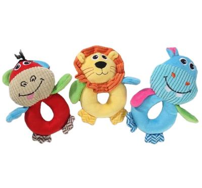 China Custom Puzzle Interactive Plush Squeaky Durable Viable Chewing Dog Toy for sale