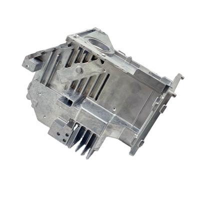 China Customized OEM Powder Coating Aluminum Casting Precision Zinc Die Cast Processing Aluminum Motor Housing Spare Parts for sale