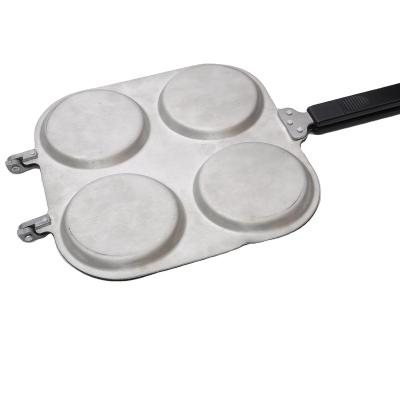 China Sustainable Aluminum Die Casting Flipping Omelet Pan for sale