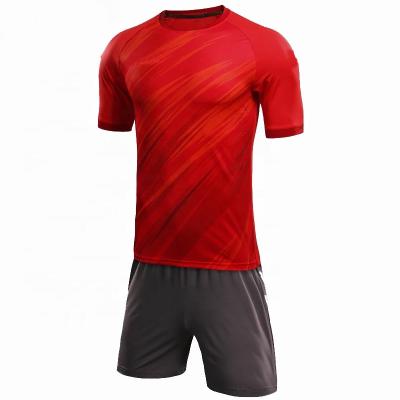 China Custom Breathable Football Shirts Manufacturer Single Breasted Soccer Jersey Football Training Uniforms Set for sale