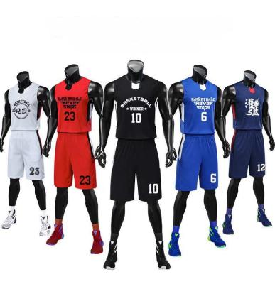 China Custom Jersey Men's Plus Size Basketball Uniforms Sets Team Jersey for sale