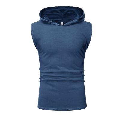 China Anti-Wrinkle Mens Fitness Tank Top Vest Summer Muscle Bodybuilding Gym Workout Custom Tank Tops for sale