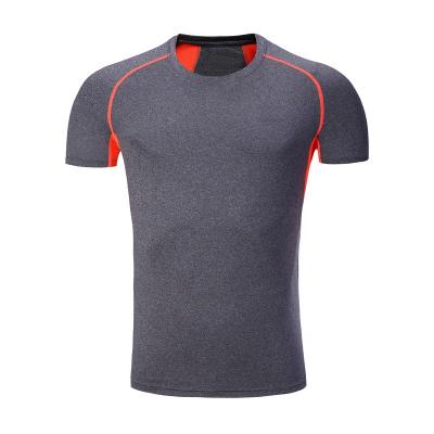 China Shirts & Tops Training Jogging Polyester Spandex Sportswear Custom Shirt Men's Gym T-Shirt for sale