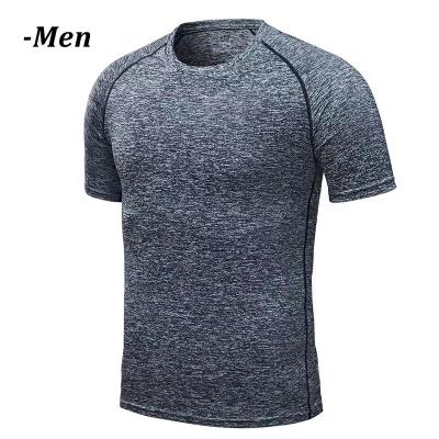 China Shirts & Top Running T Shirt For Men Quick Drying Breathable Sports Walking Fitness Gym Exercise Shirts for sale