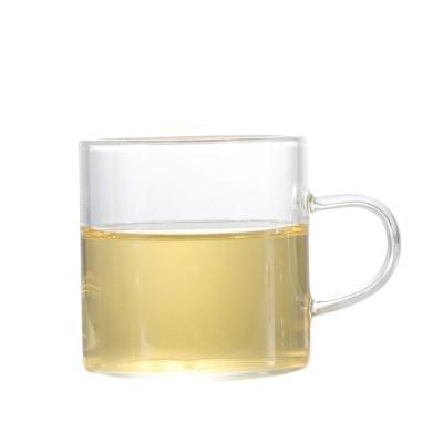 China Viable Factory Wholesale Glass Tea Cups Sets High Borosilicate Glass And High Quality Glass Cup For Tea for sale