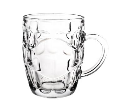 China New 10oz 285ml beer mug glass mug beer classic classic/postmodern glass mug for beer for sale