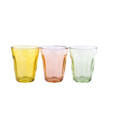 China N/m Whiskey Glass Set Colored Whiskey Tumbler Wine Cups Drinking Glass for sale